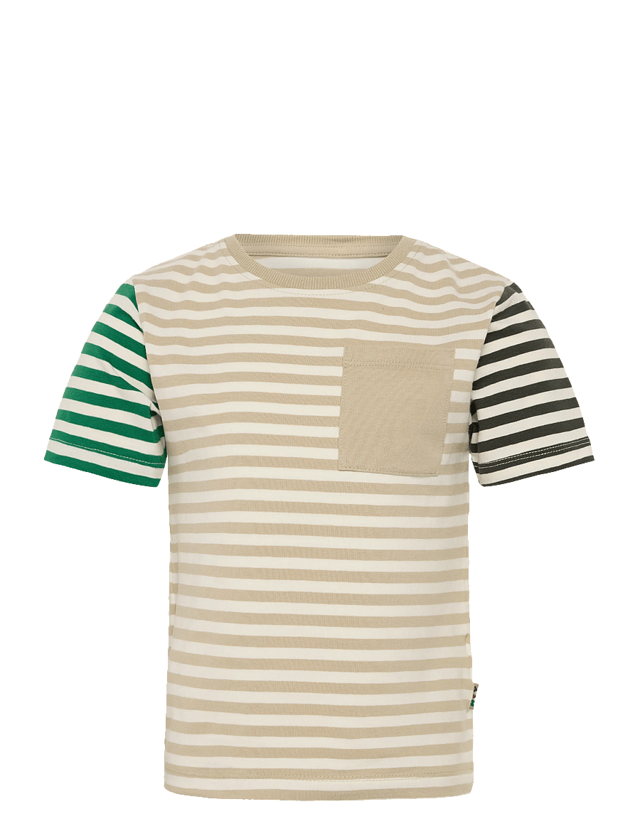 name it - NMMKASTO SS NREG TOP - kurzärmelige - sesame - 0