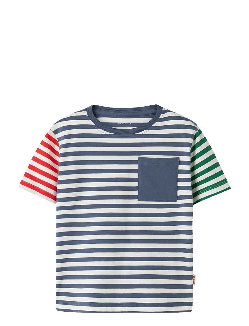 name it - NMMKASTO SS NREG TOP - kortærmede t-shirts - vintage indigo - 0