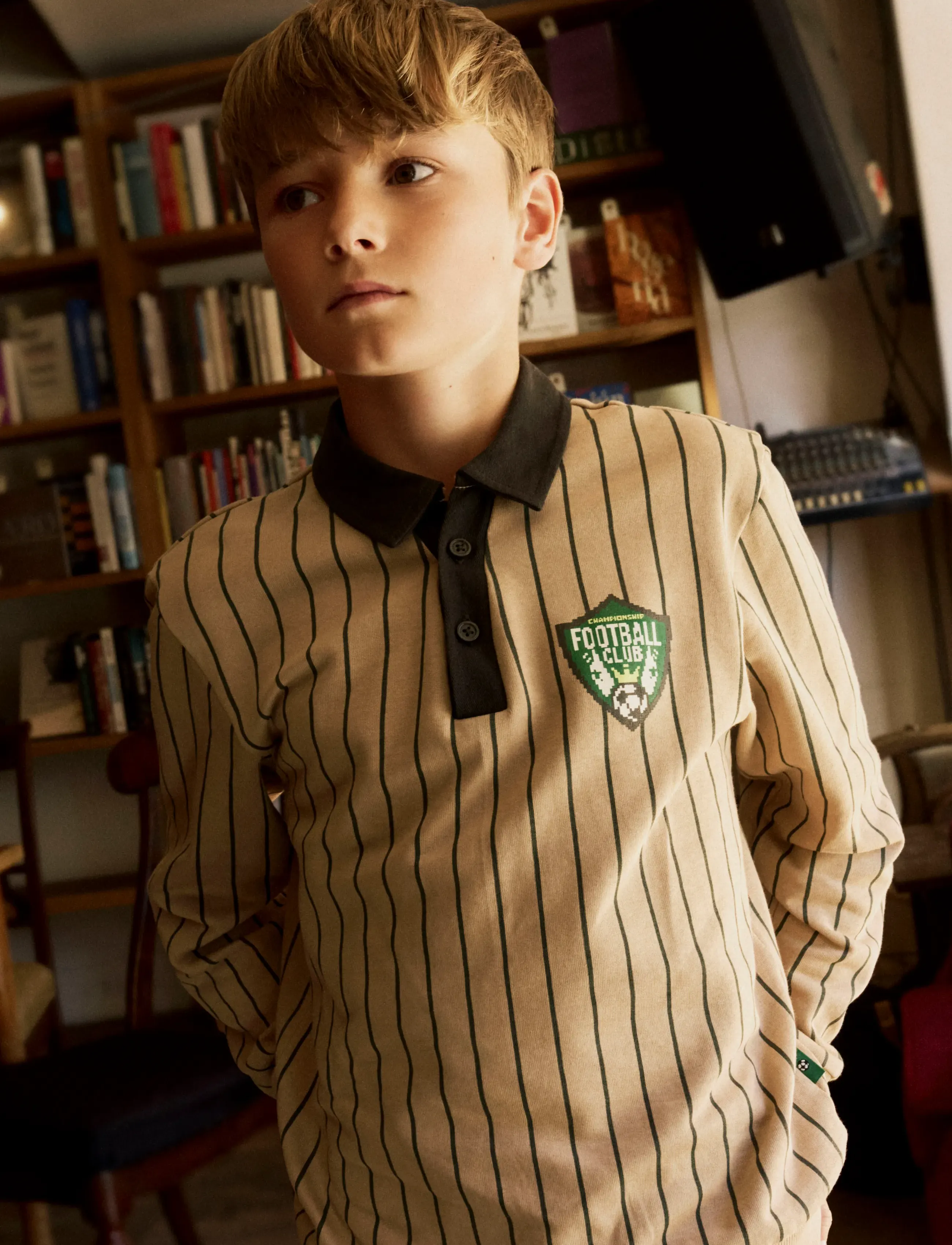 name it - NKMLESTER LS NREG POLO SWEAT BRU BOX - sweatshirts - sesame - 3