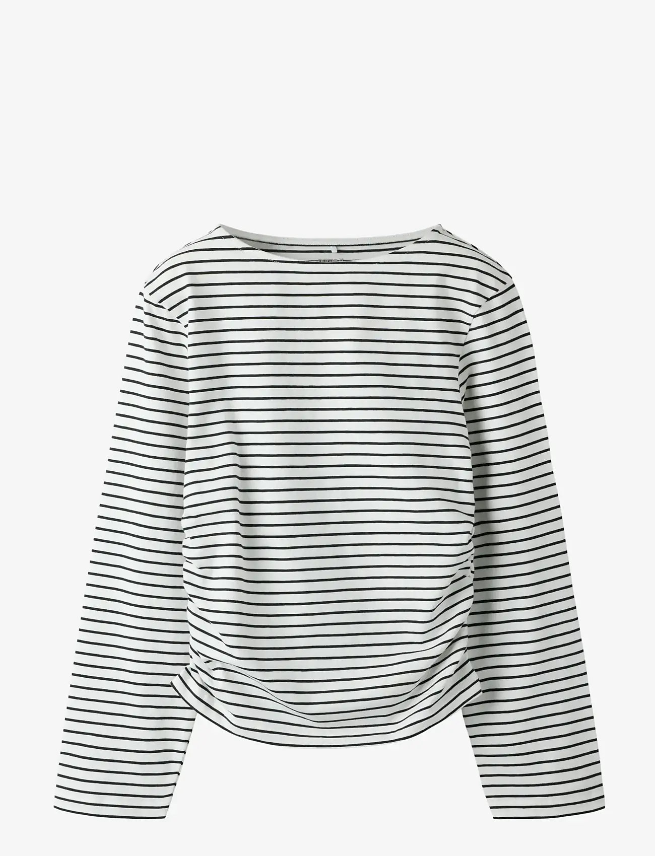 name it - NKFSILKE LS TOP - pikkade varrukatega - black - 0