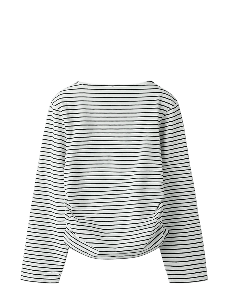 name it - NKFSILKE LS TOP - langærmede t-shirts - black - 1