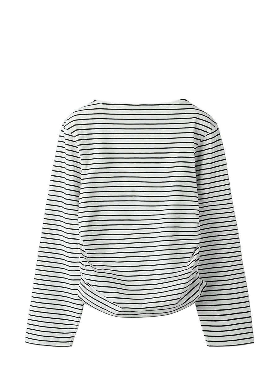 name it - NKFSILKE LS TOP - langerma bolir - black - 1