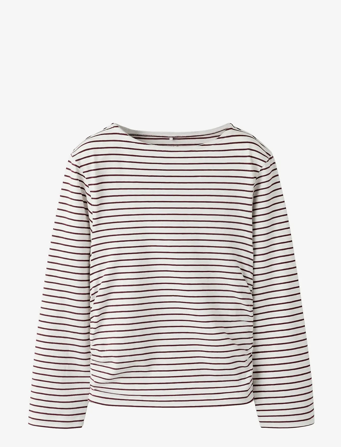 name it - NKFSILKE LS TOP - langærmede t-shirts - burgundy - 1