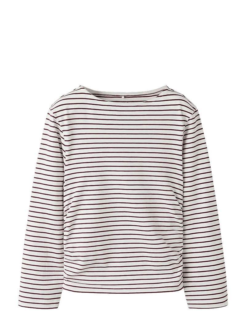 name it - NKFSILKE LS TOP - langærmede t-shirts - burgundy - 1
