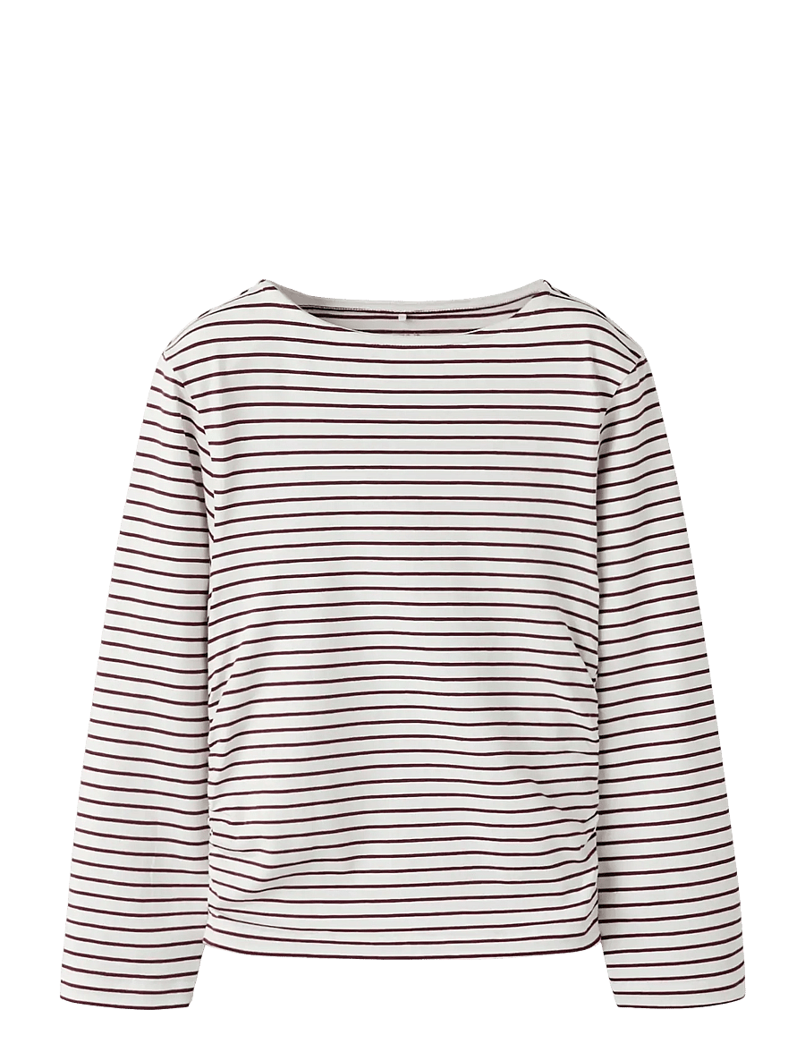 name it - NKFSILKE LS TOP - langärmelig - burgundy - 1