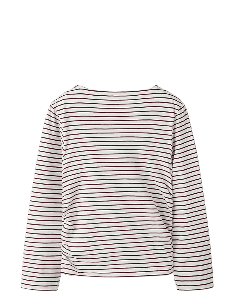 name it - NKFSILKE LS TOP - langærmede t-shirts - burgundy - 2