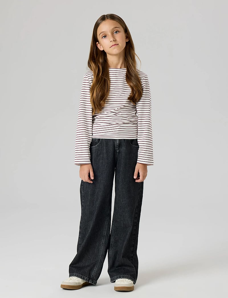 name it - NKFSILKE LS TOP - langærmede t-shirts - burgundy - 3