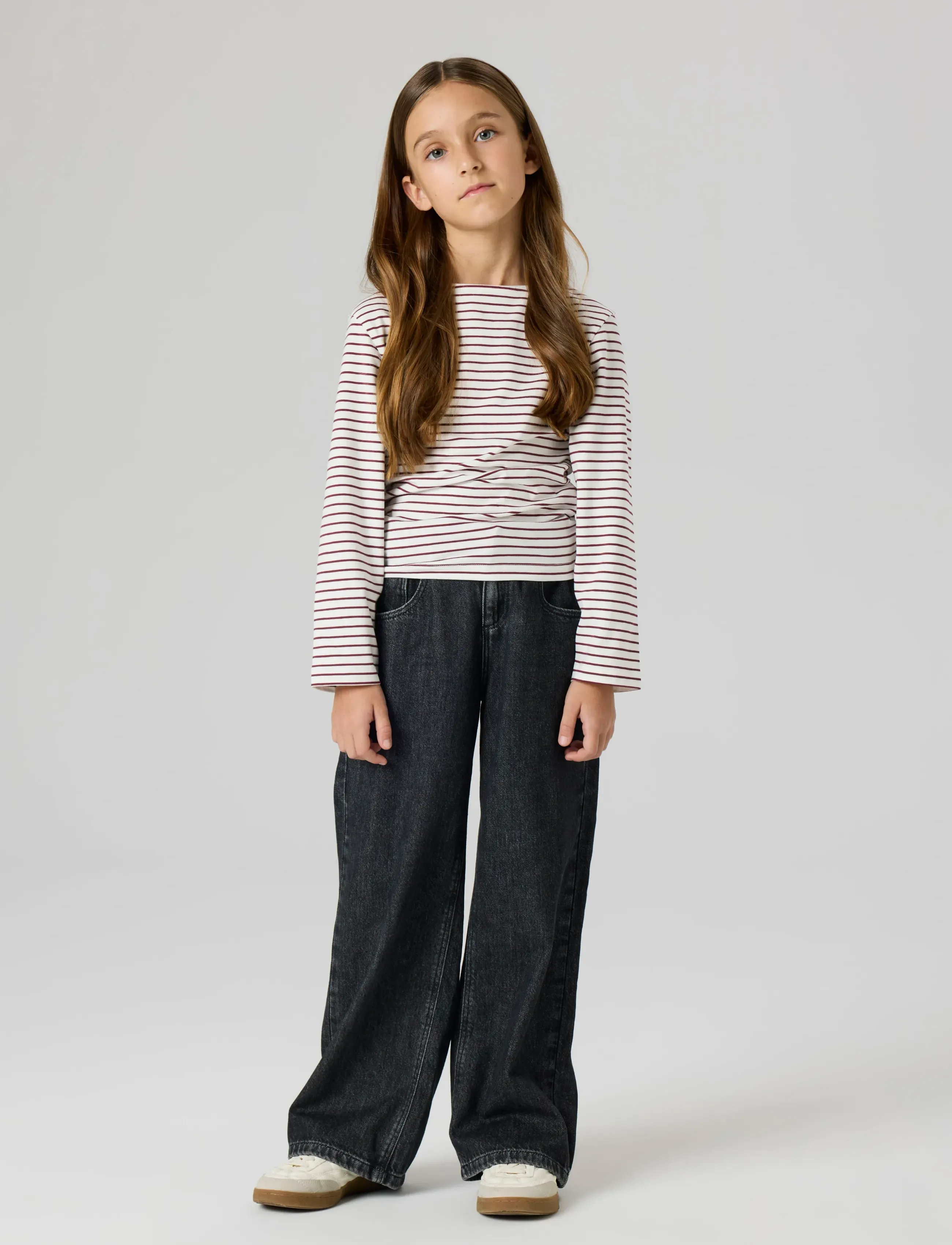 name it - NKFSILKE LS TOP - ar garām piedurknēm - burgundy - 3