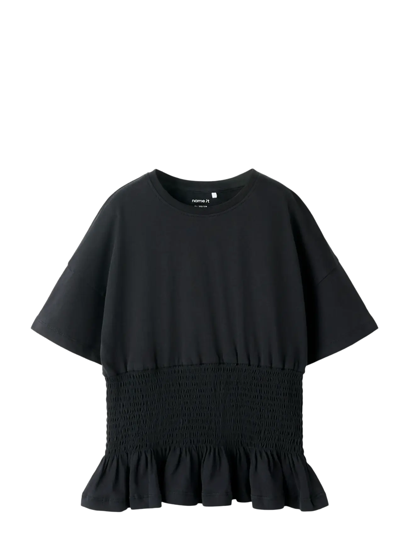 name it NKFSILLY SS TOP - Oberteile & T-Shirts - BLACK / black