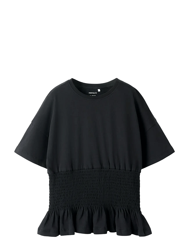 name it - NKFSILLY SS TOP - kurzärmelige - black - 1