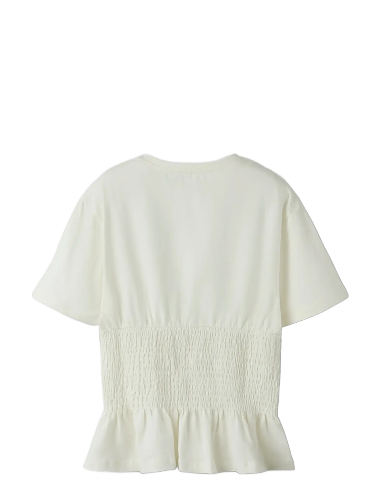 name it - NKFSILLY SS TOP - short-sleeved - cloud dancer - 1