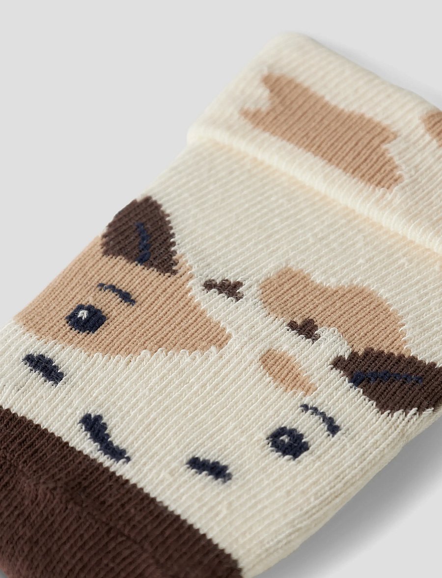 name it - NBMLUMMIO SOCK - antique white - 1