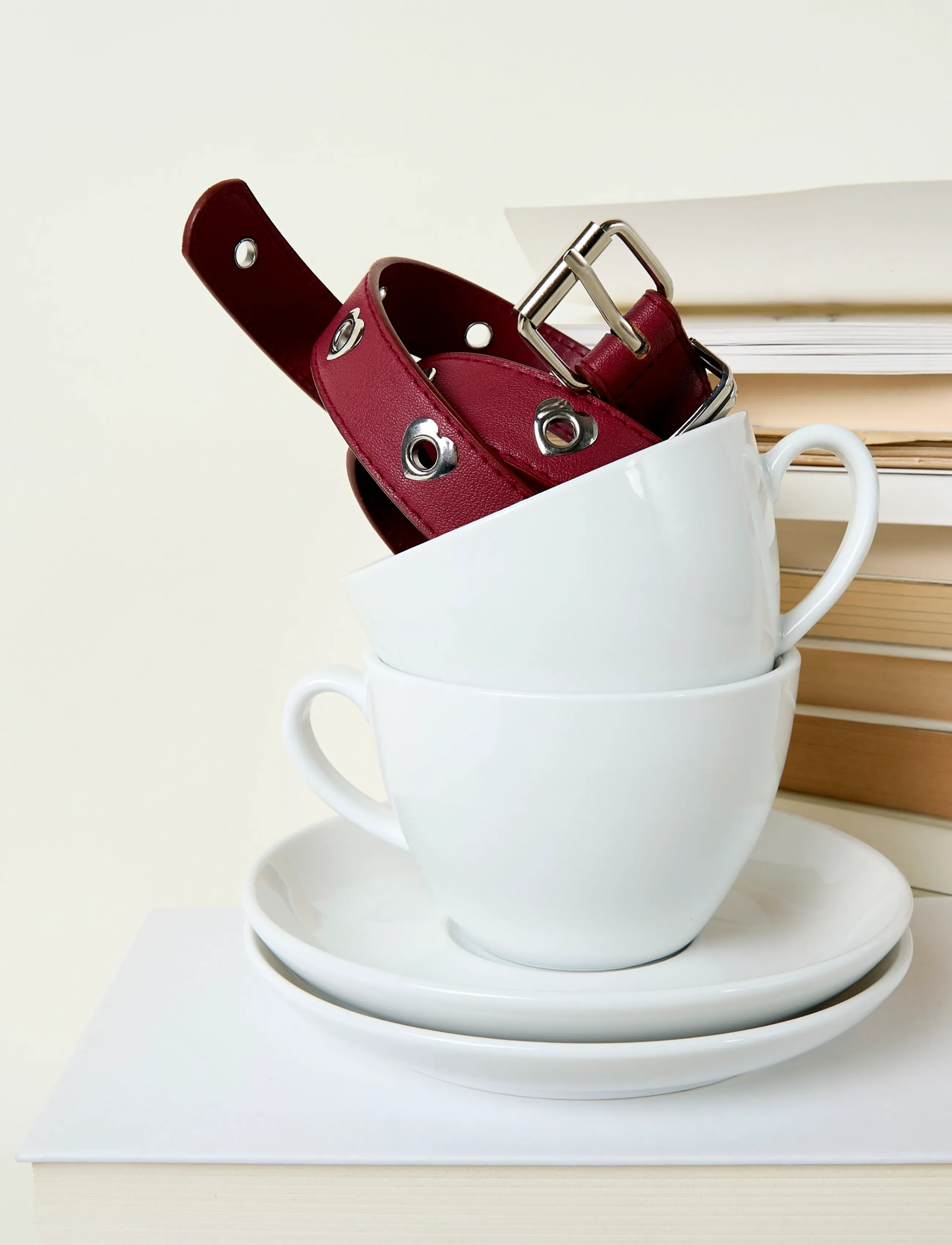 name it - NKFLOKA BELT - gürtel - rumba red - 1