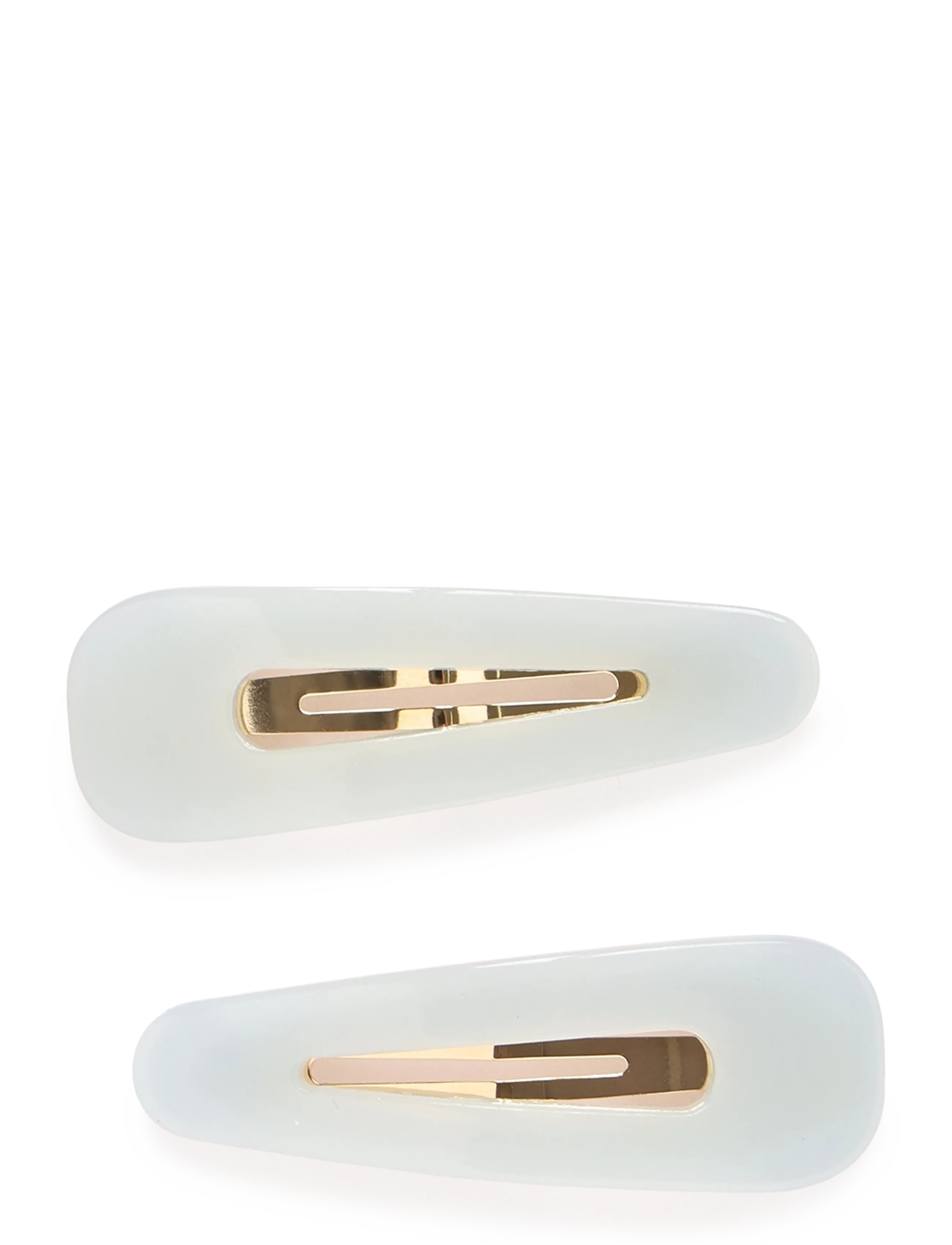 name it NKFFLEMBA 2P HAIRCLIP - Haaraccessoires - SUBDUED BLUE / white