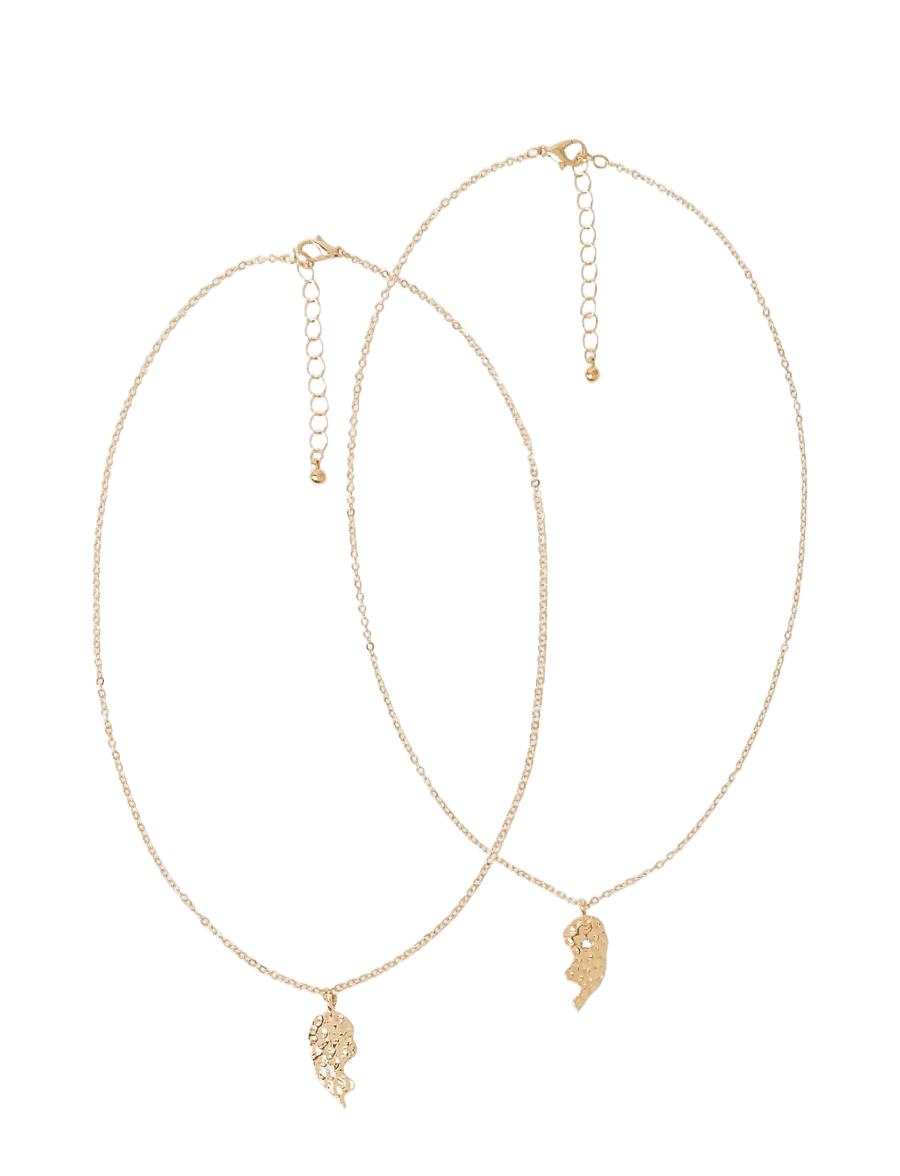 name it - NKFLFRIENDS 2P NECKLACE - halsband - gold colour - 2
