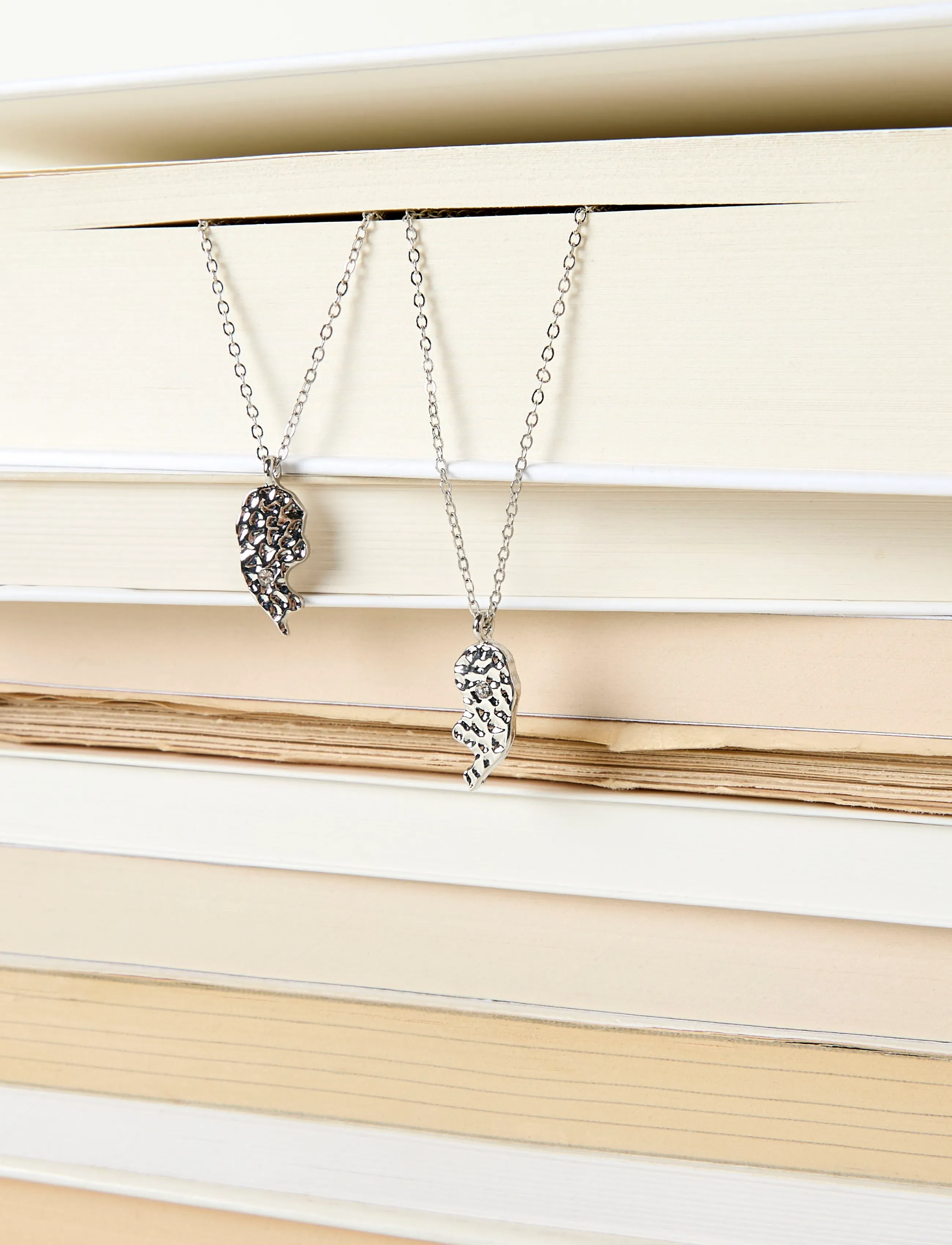 name it - NKFLFRIENDS 2P NECKLACE - halsketten - silver - 3