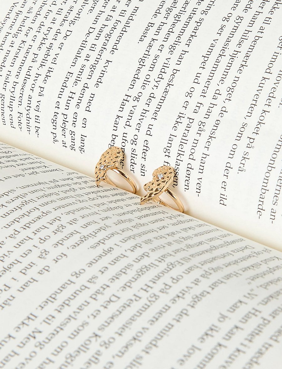 name it - NKFLFRIENDS 2P RING - gold colour - 1