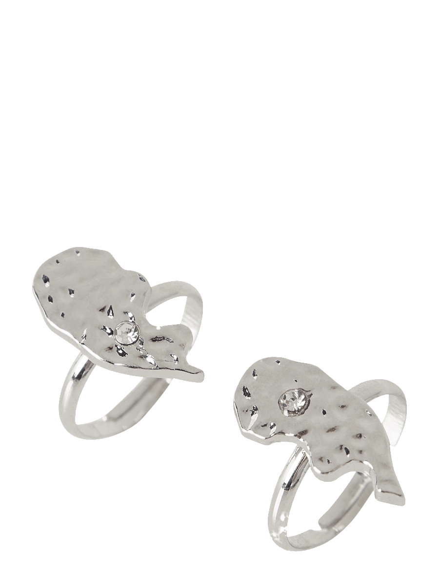 name it - NKFLFRIENDS 2P RING - ringar - silver - 0