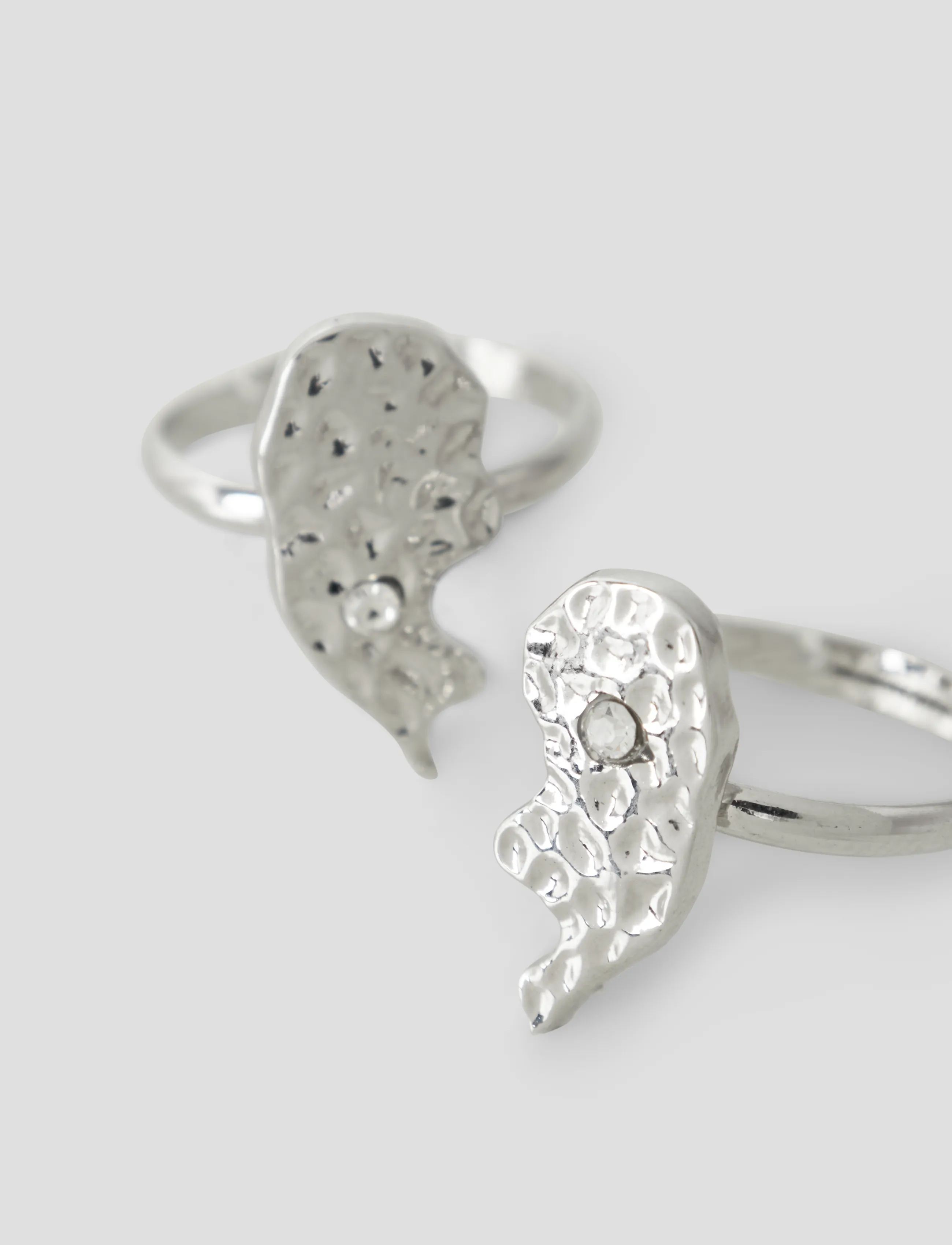 name it - NKFLFRIENDS 2P RING - ringar - silver - 1