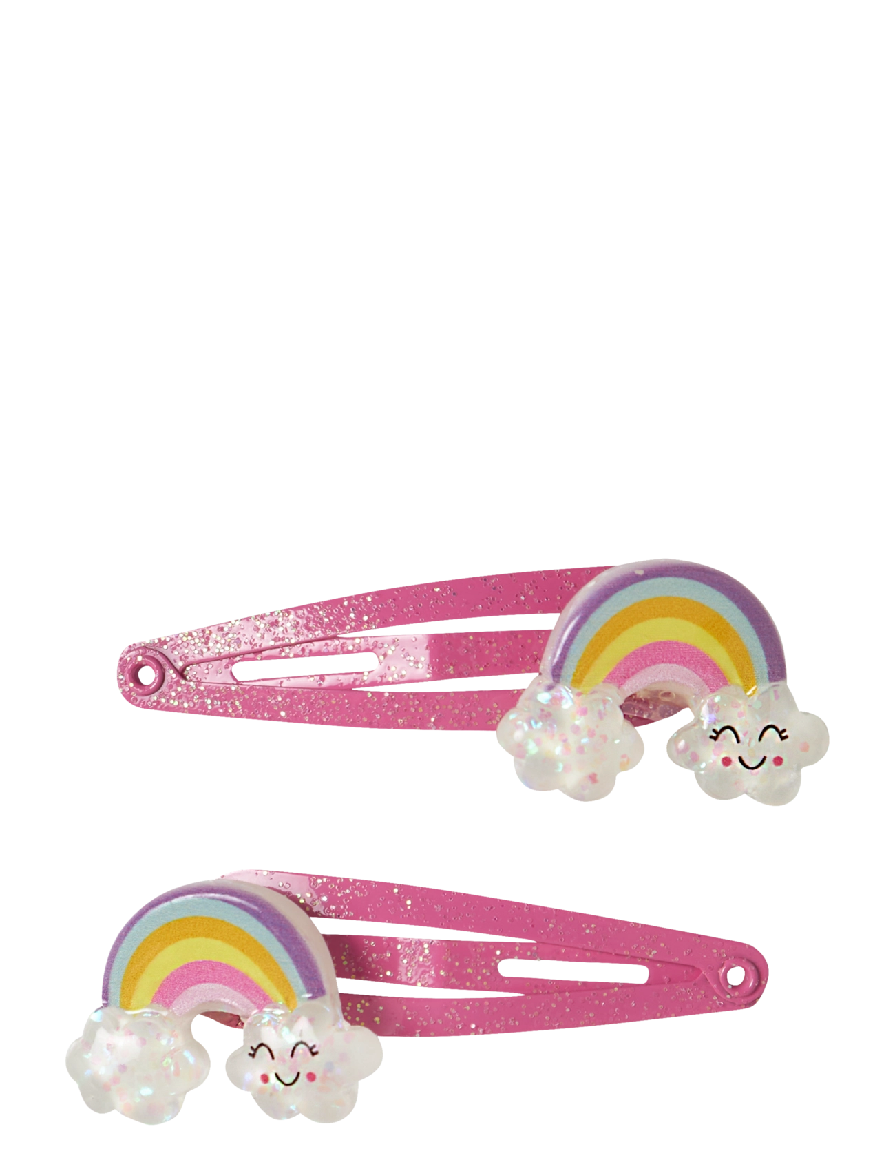 name it Nmflunicorn 2P Hairclip, One Size, Hair Accessories, Rosa - Pins, Kinder