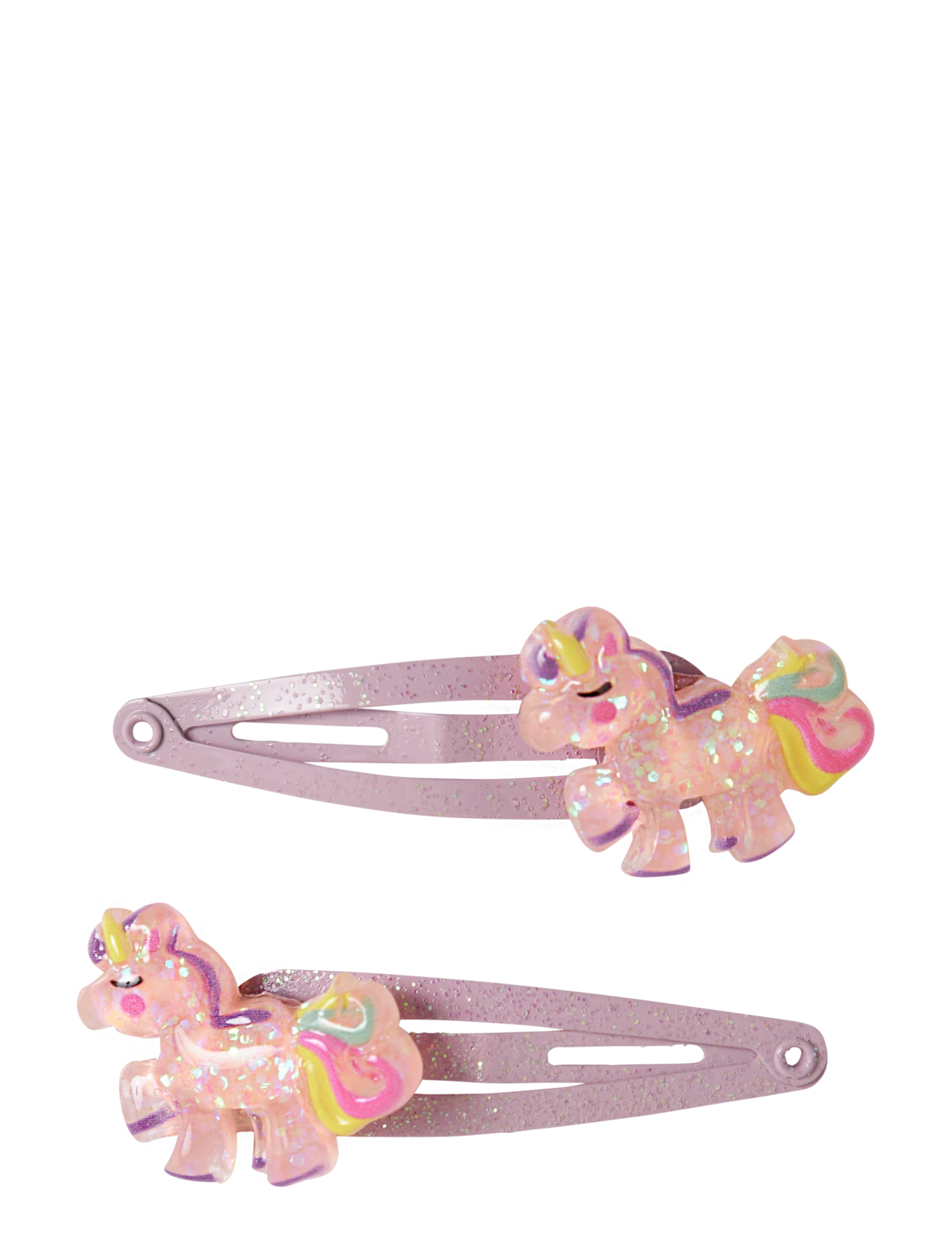 name it Nmflunicorn 2P Hairclip, One Size, Hair Accessories, Rosa - Pins, Kinder
