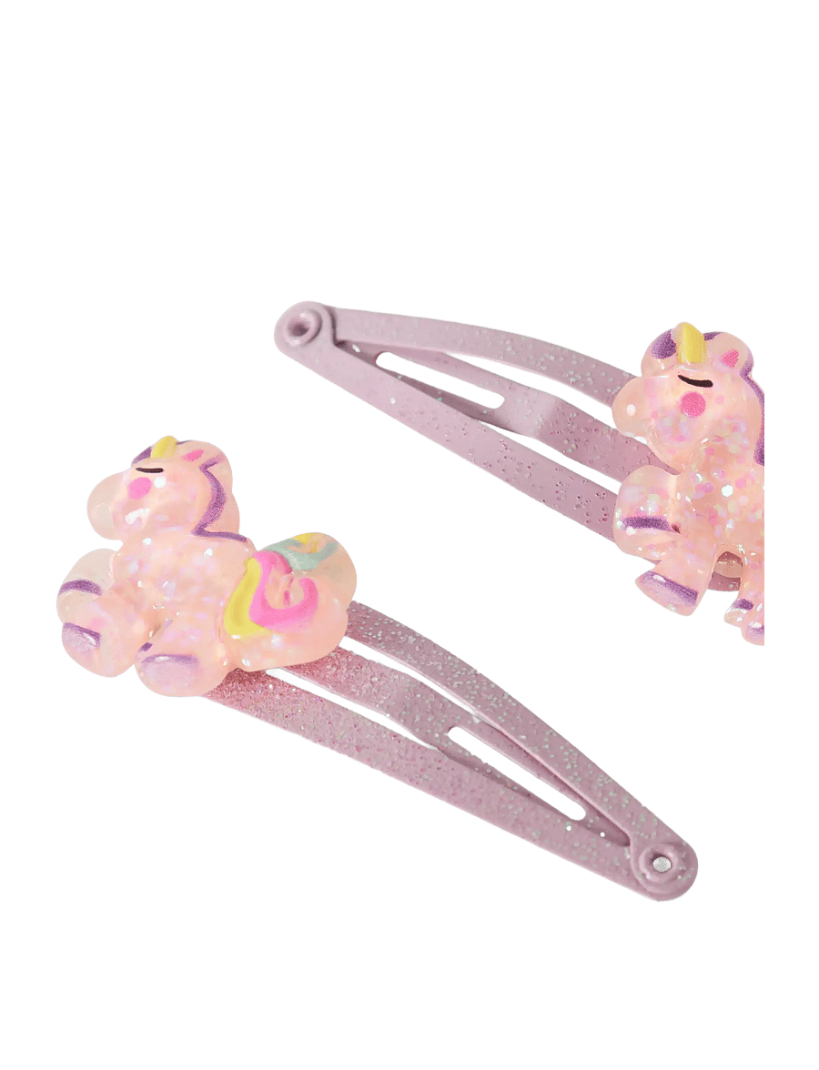 name it - NMFLUNICORN 2P HAIRCLIP - Épingles à cheveux - lotus - 1