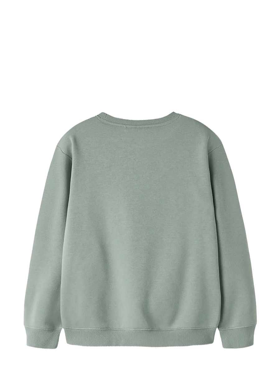 name it - NKMLEO LS NREG SWEAT BRU - dressipluusid - green milieu - 1