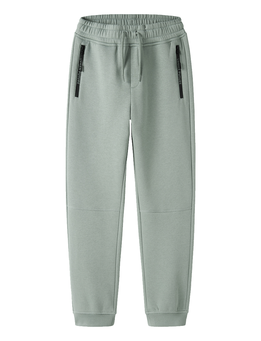 name it - NKMLEO NREG SWEAT PANT BRU - jogginghosen - green milieu - 0