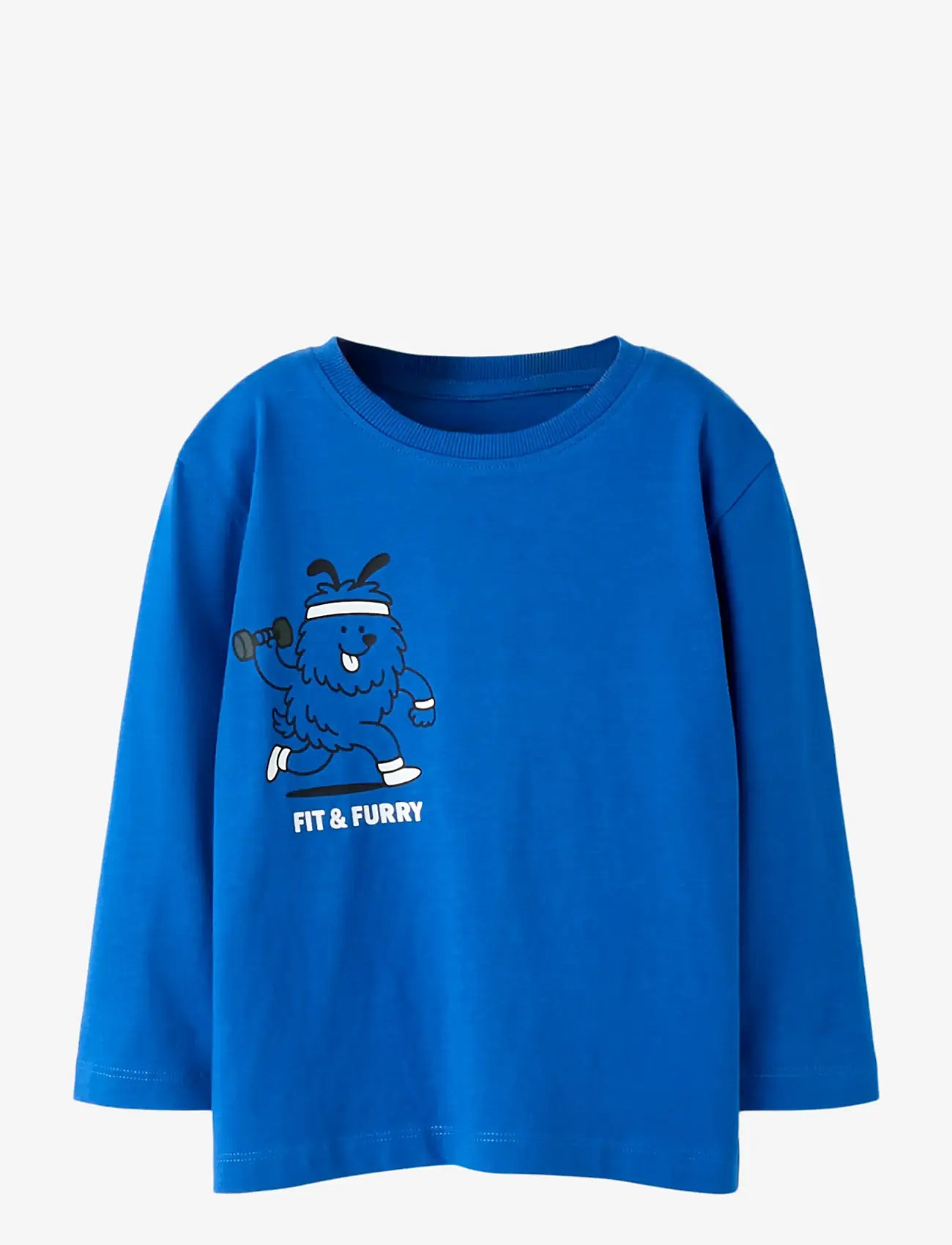 name it - NMMTIKO LS NREG TOP - langärmelig - nautical blue - 0