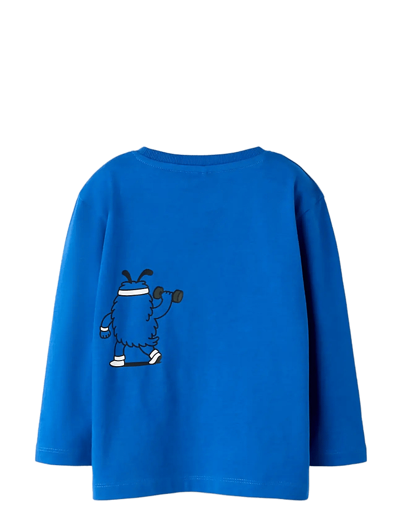 name it - NMMTIKO LS NREG TOP - langärmelig - nautical blue - 1