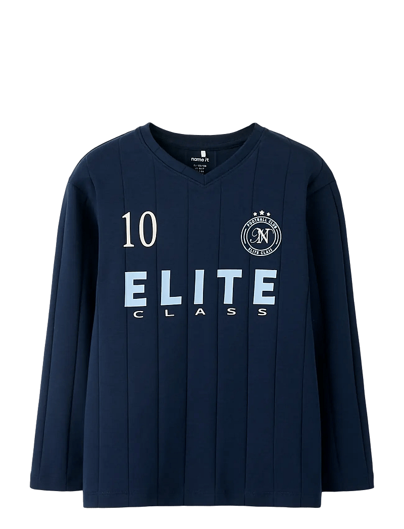 name it - NKMTITAN LS NREG TOP - sportstoppe - navy blazer - 0