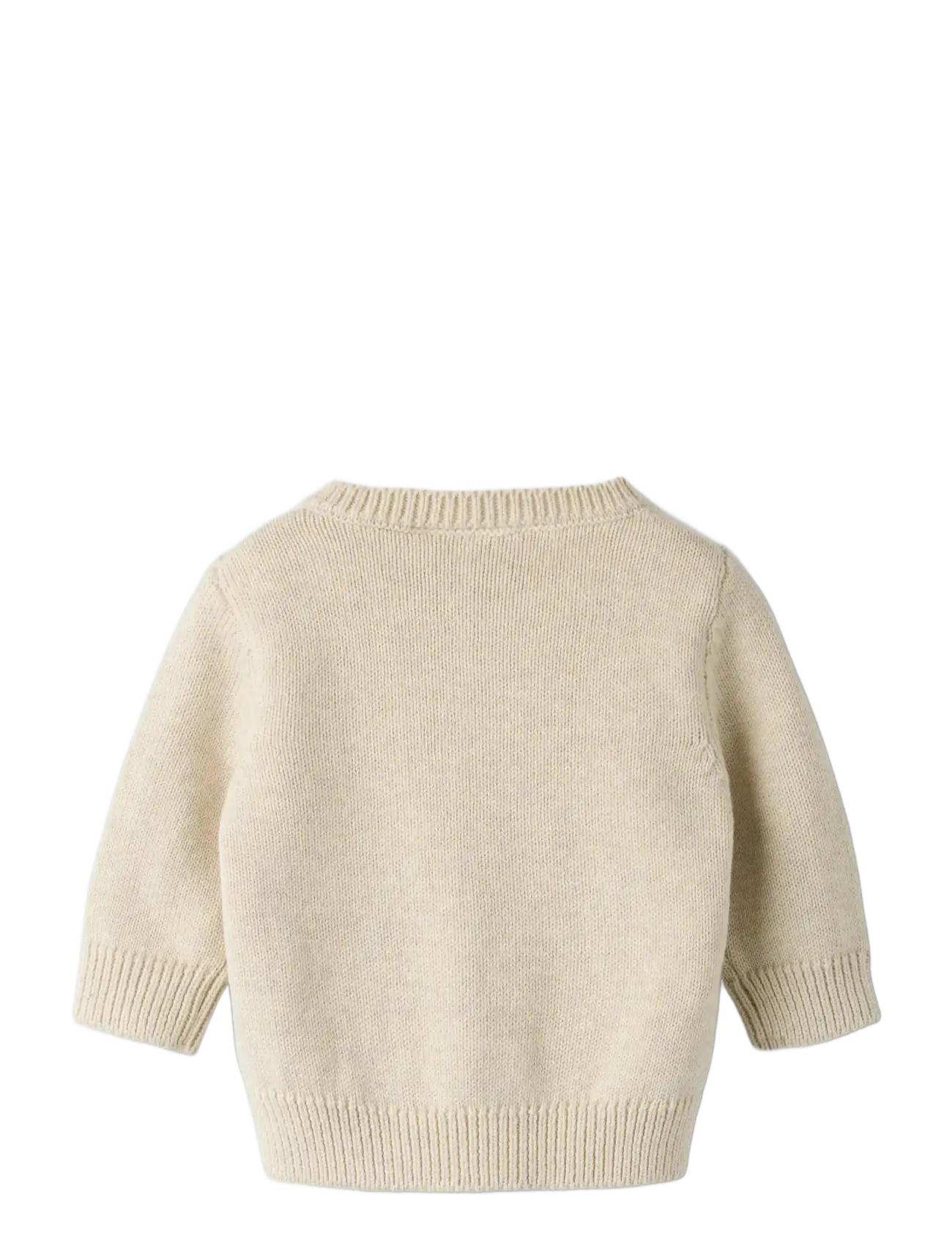 name it - NBMLONDON LS KNIT CARD - peyote melange - 1