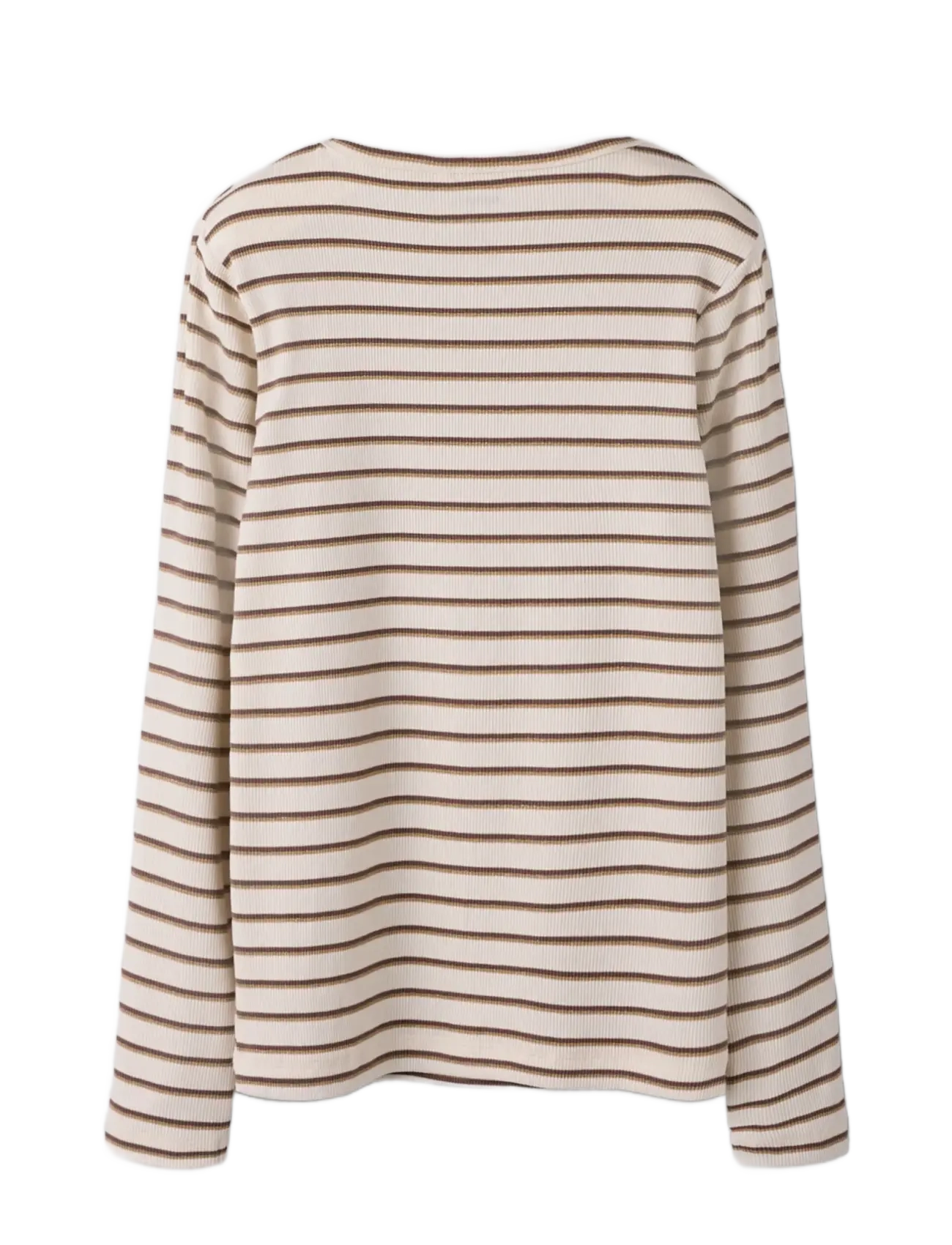 name it - NKFLULAHO LS SLIM TOP - langärmelig - antique white - 1
