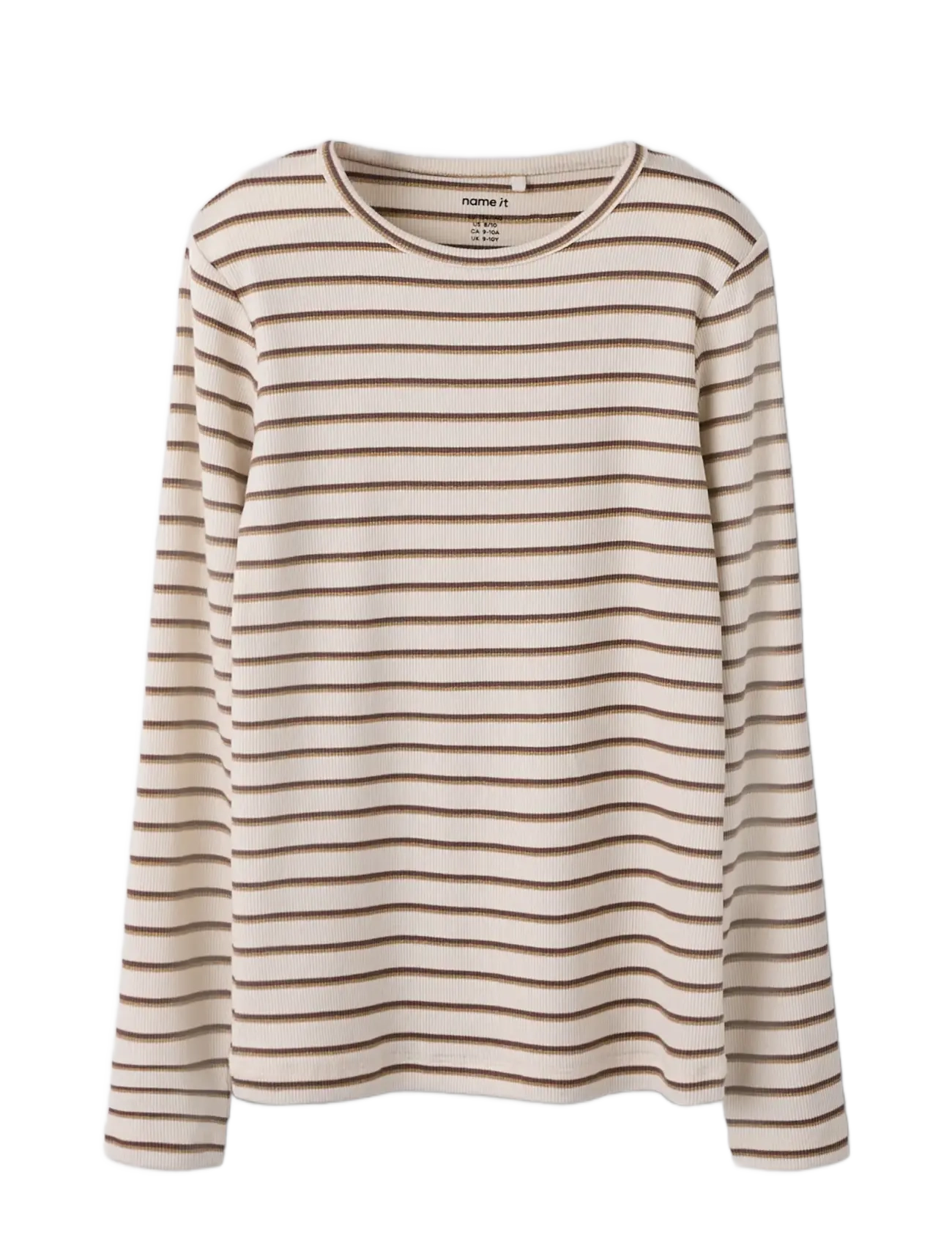 name it - NKFLULAHO LS SLIM TOP - langärmelig - antique white - 2