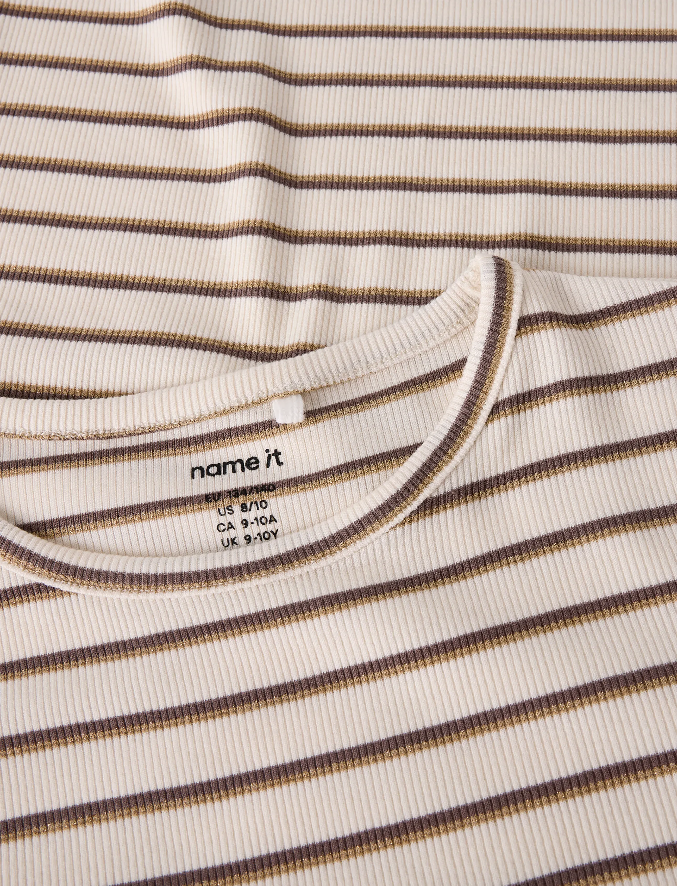 name it - NKFLULAHO LS SLIM TOP - langärmelig - antique white - 3