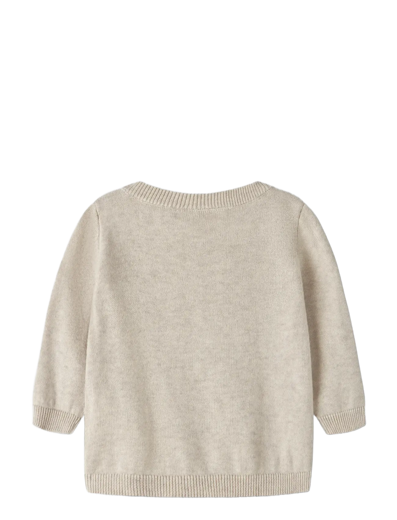 name it - NBFLALOTTA LS KNIT - trøjer - peyote melange - 1