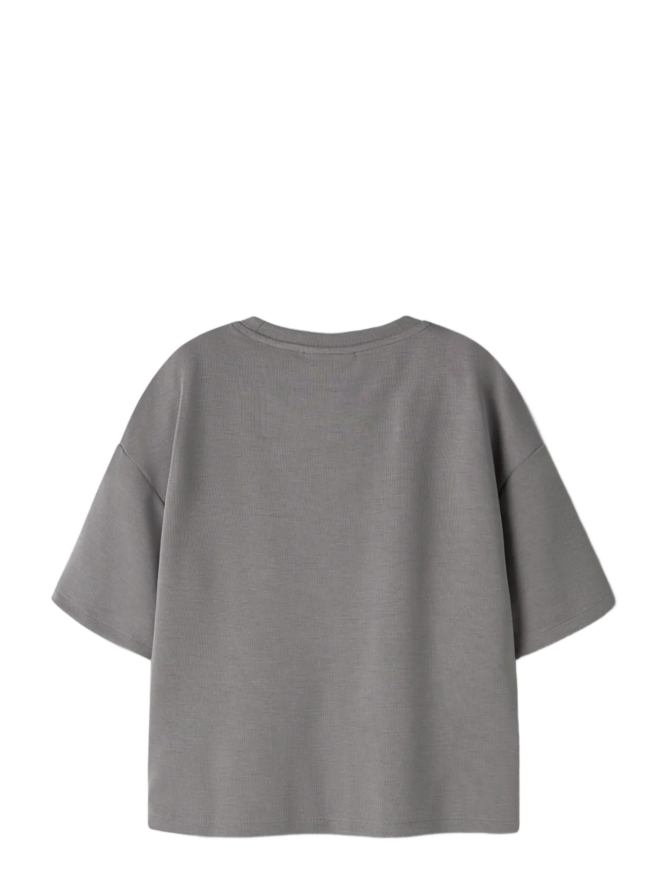 name it - NKFLIVIA SS RLX SH TOP - sweatshirts - silver filigree - 1