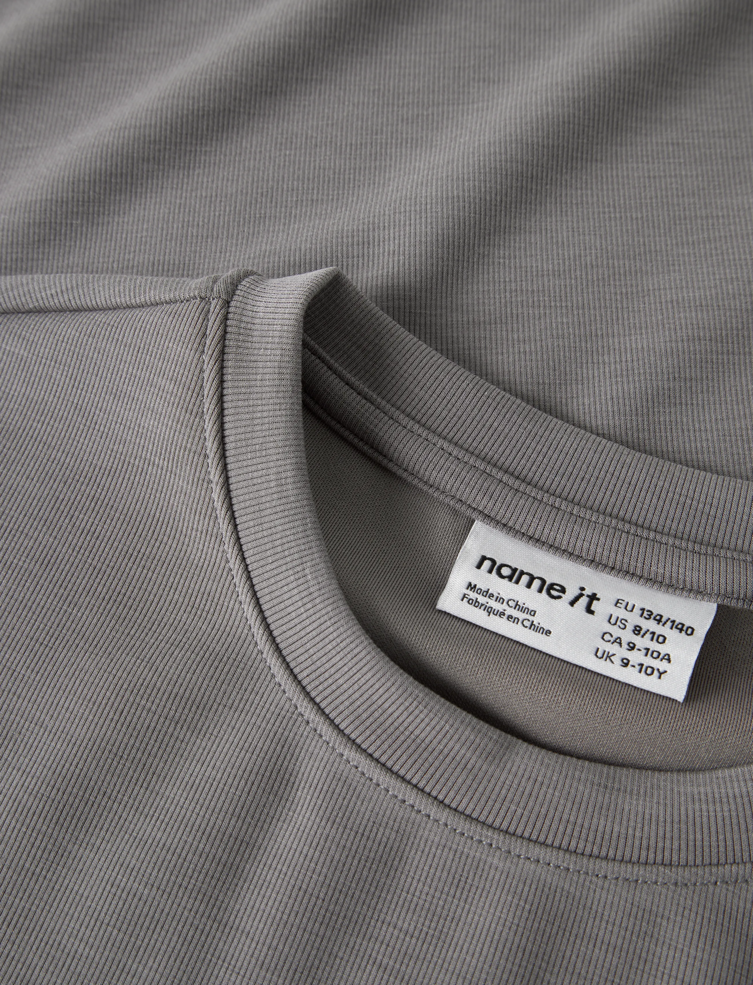 name it - NKFLIVIA SS RLX SH TOP - sweatshirts - silver filigree - 4