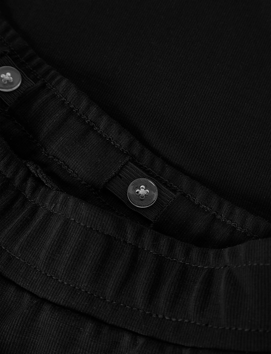 name it - NKFLIVIA WIDE PANT - einkaufen nach alter von - black - 2
