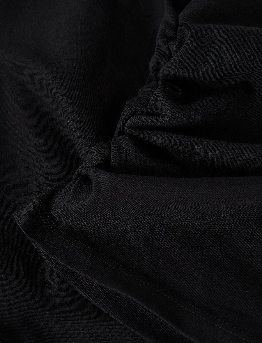 name it - NKFLANNI LS TOP - pikkade varrukatega t-särgid - black - 2