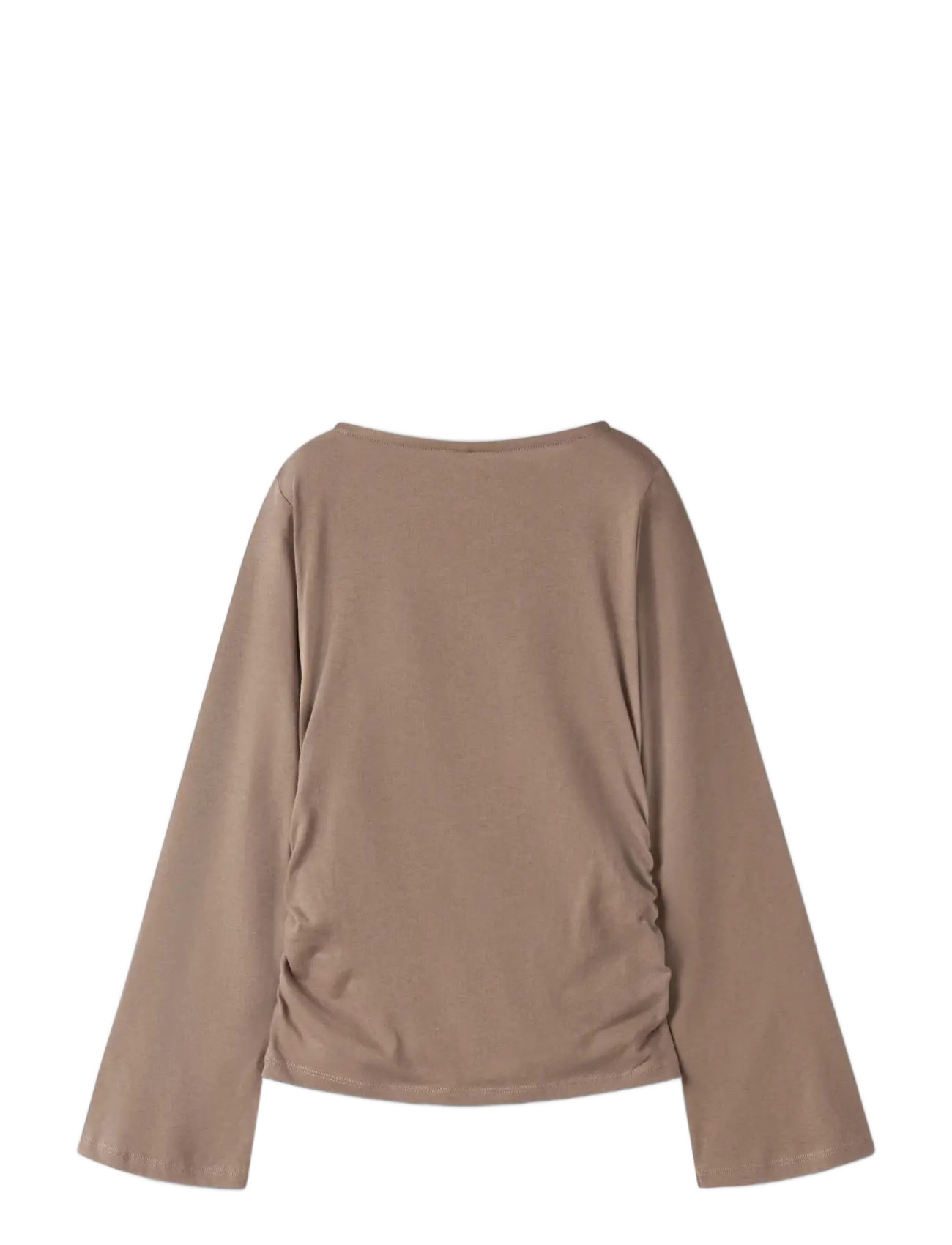 name it - NKFLANNI LS TOP - pikkade varrukatega t-särgid - brown lentil - 1