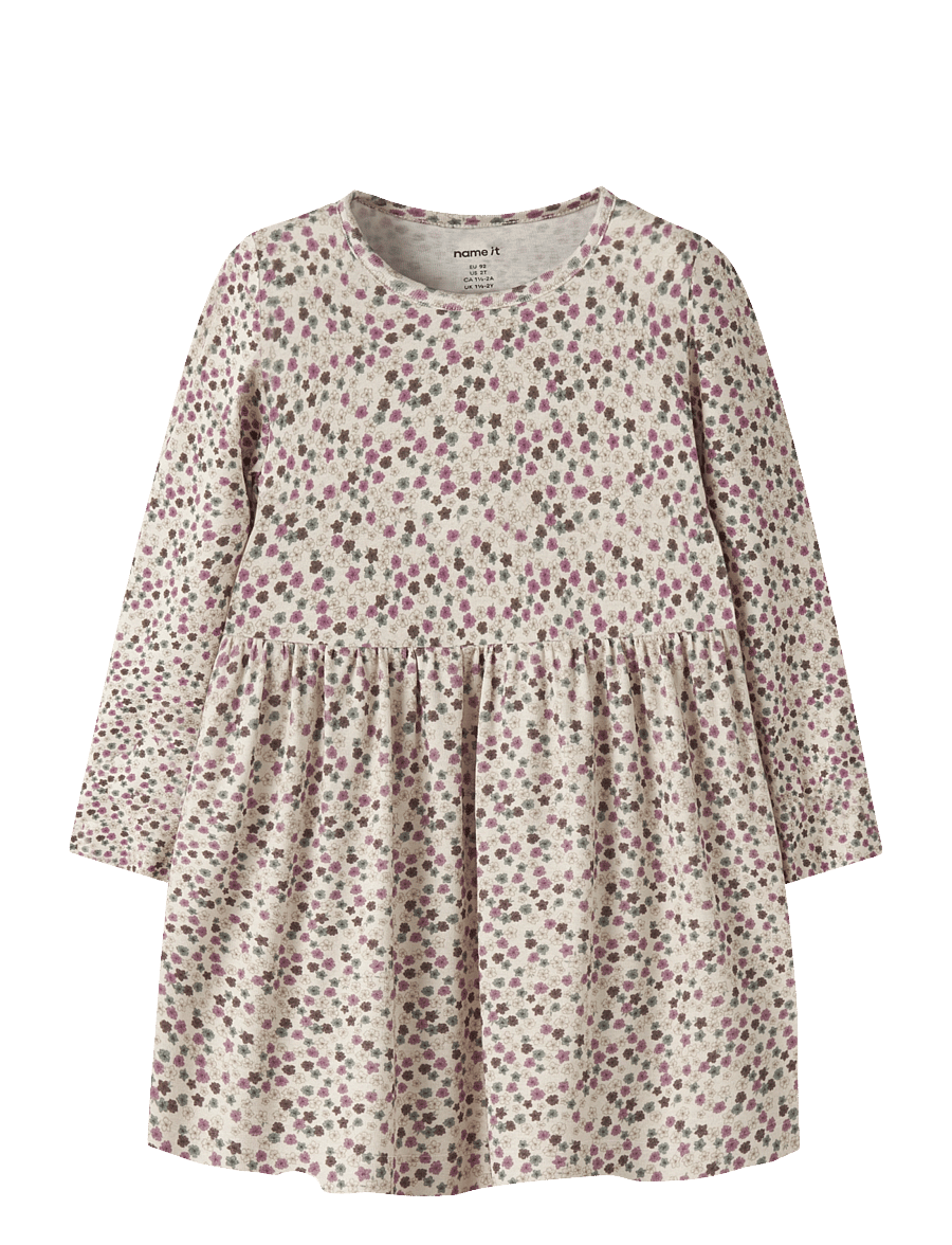 name it - NMFLIANNA LS DRESS - antique white - 0