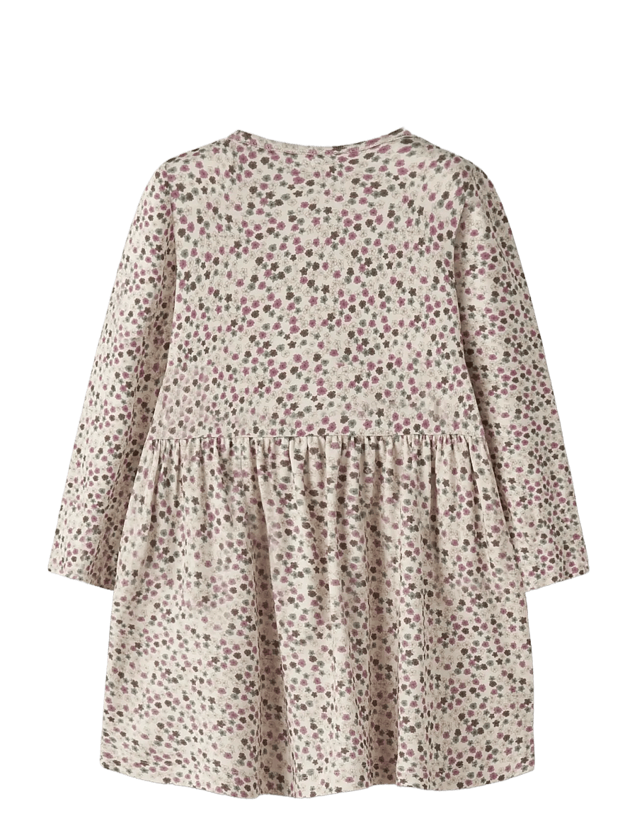 name it - NMFLIANNA LS DRESS - antique white - 1