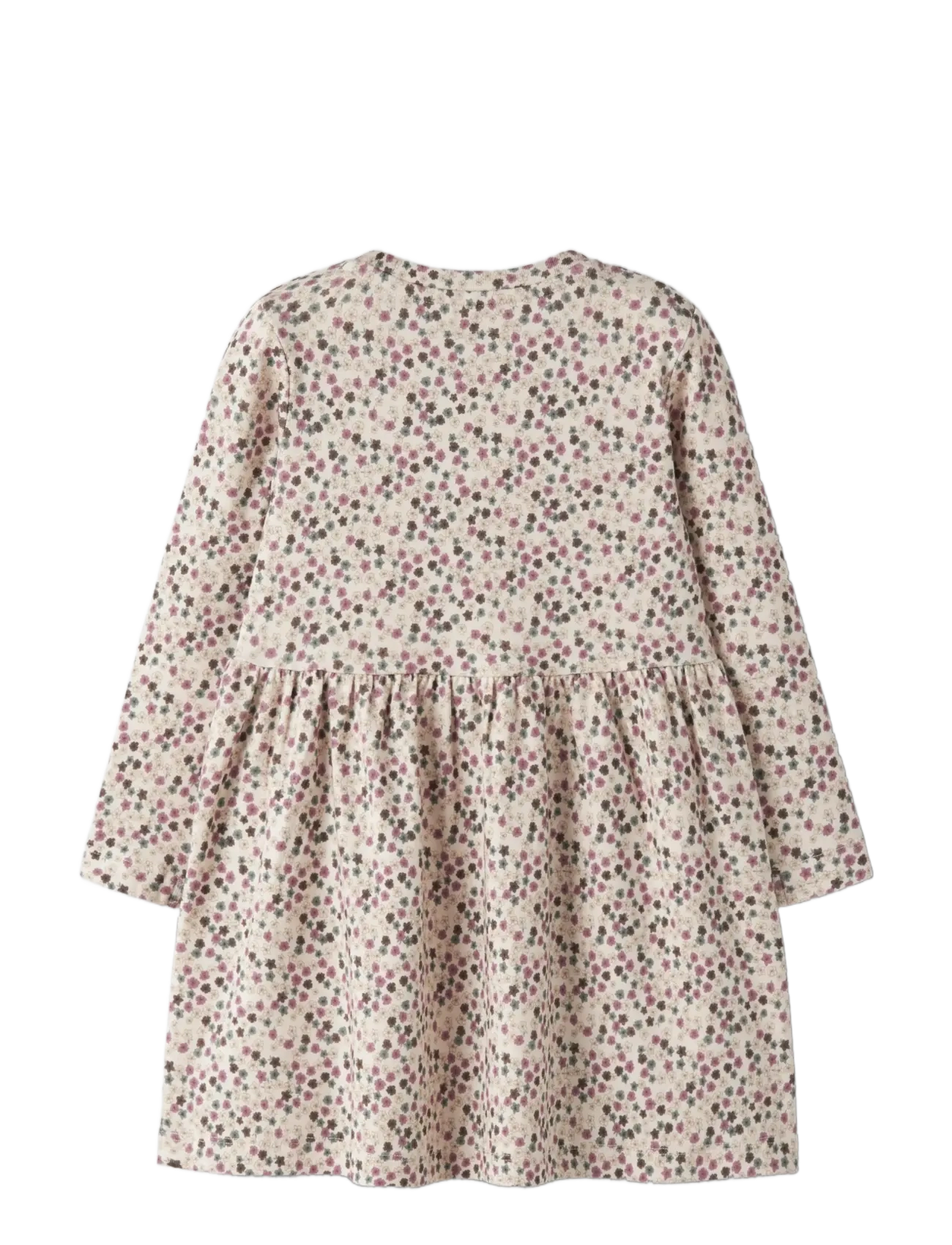 name it - NMFLIANNA LS DRESS - pikkade varrukatega beebikleidid - antique white - 1