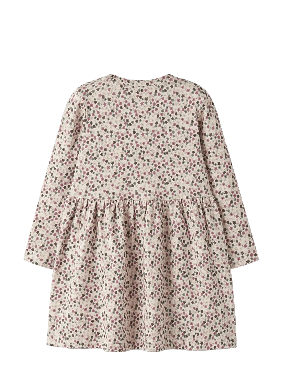 name it - NMFLIANNA LS DRESS - pikkade varrukatega beebikleidid - antique white - 1