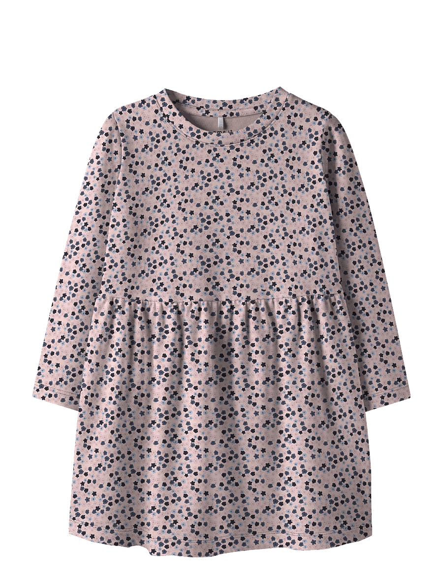 name it - NMFLIANNA LS DRESS - pikkade varrukatega beebikleidid - lotus - 0