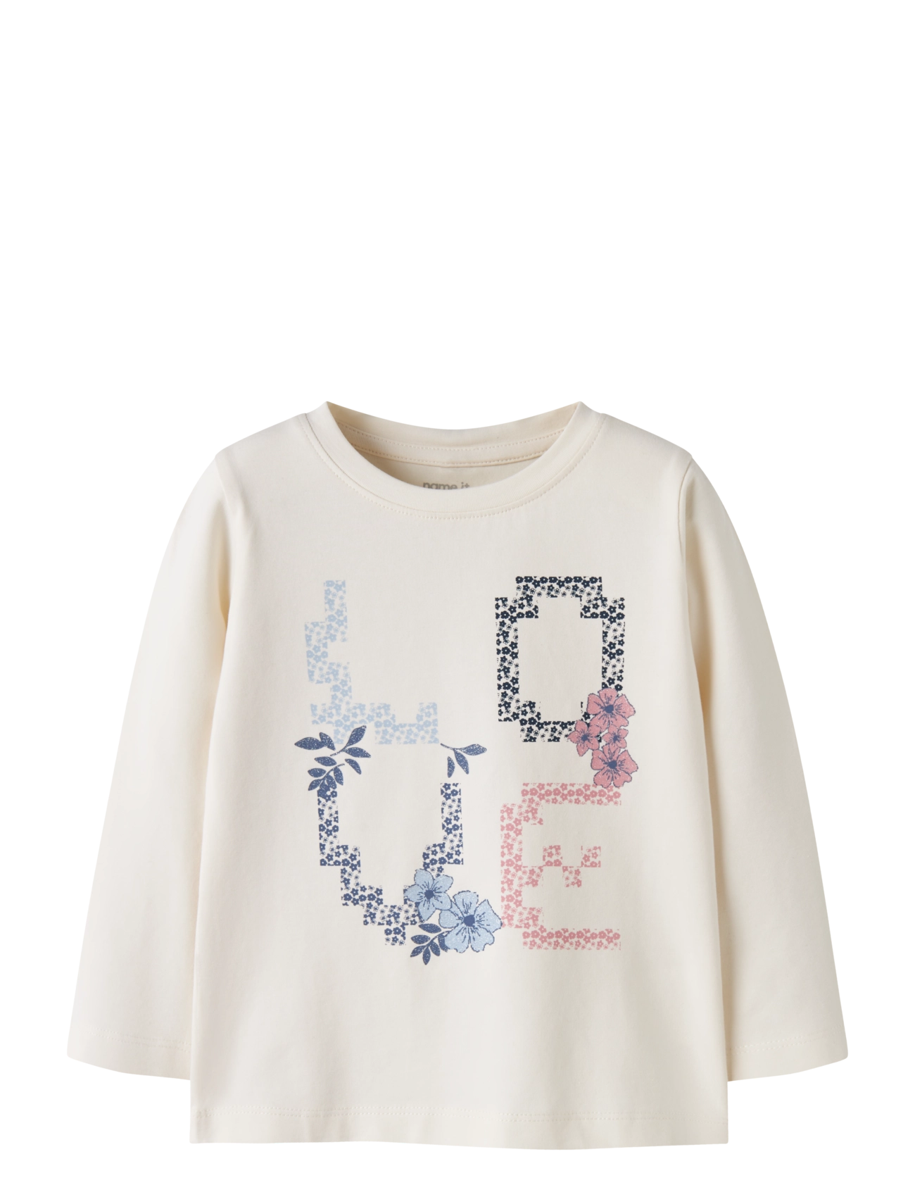 name it NMFLIA LS TOP - Inspiration - ANTIQUE WHITE / cream