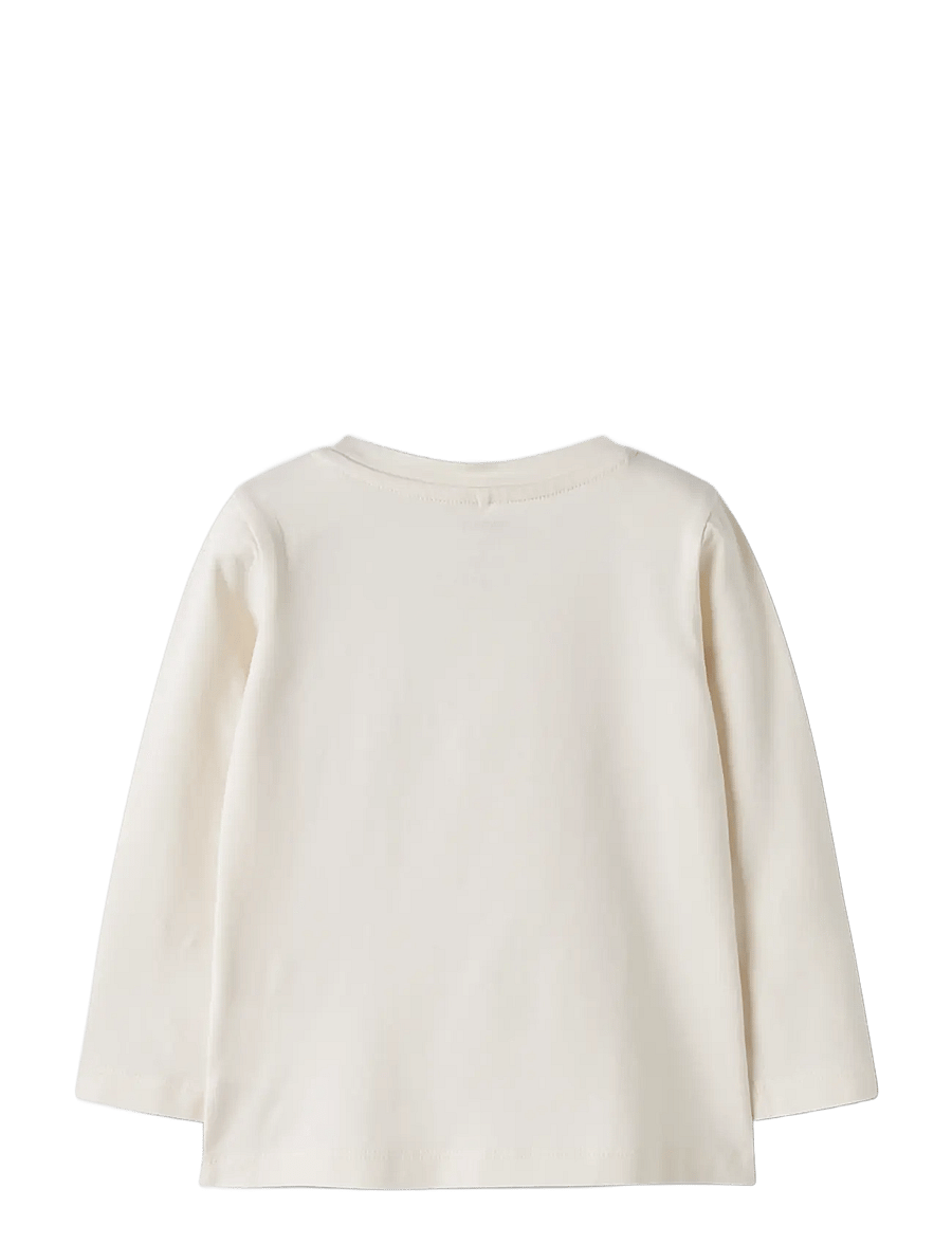 name it - NMFLIA LS TOP - langärmelig - antique white - 1