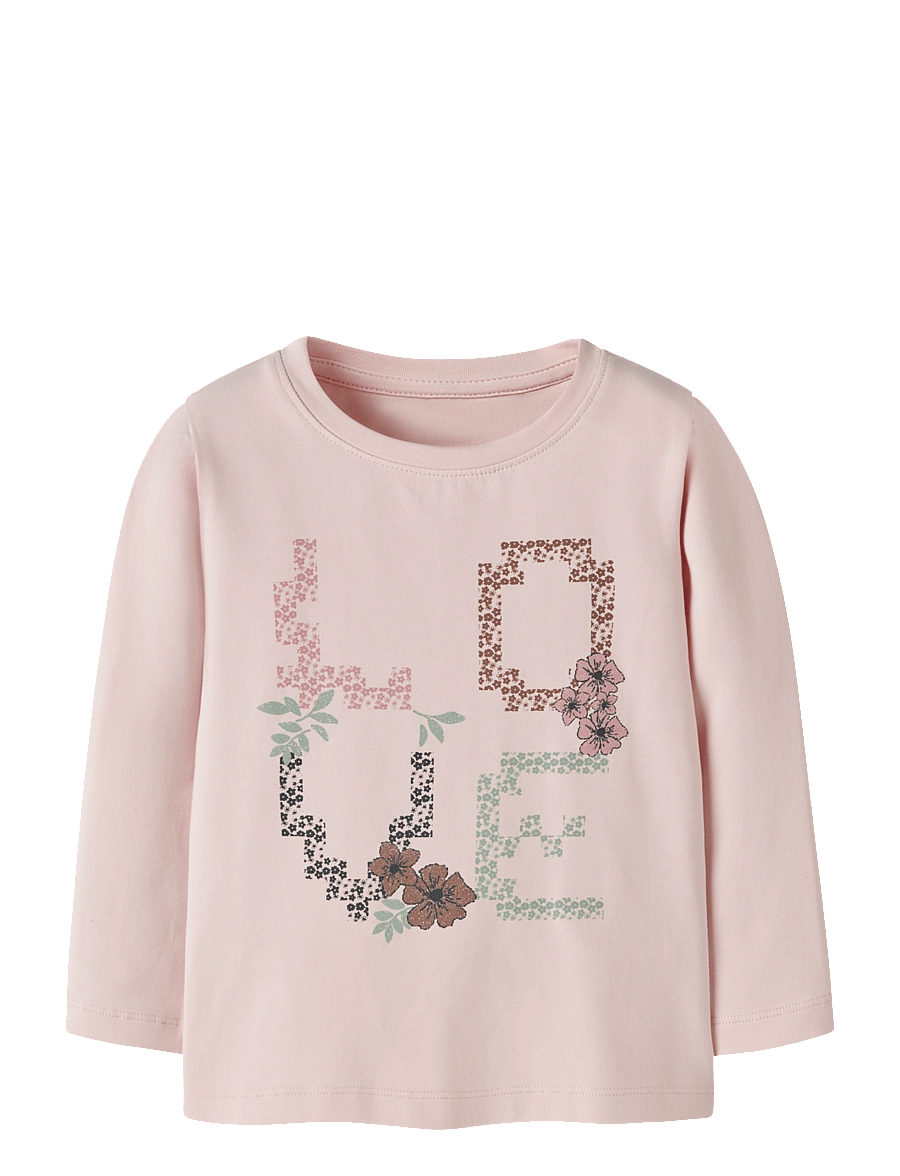 name it - NMFLIA LS TOP - langärmelig - lotus - 0