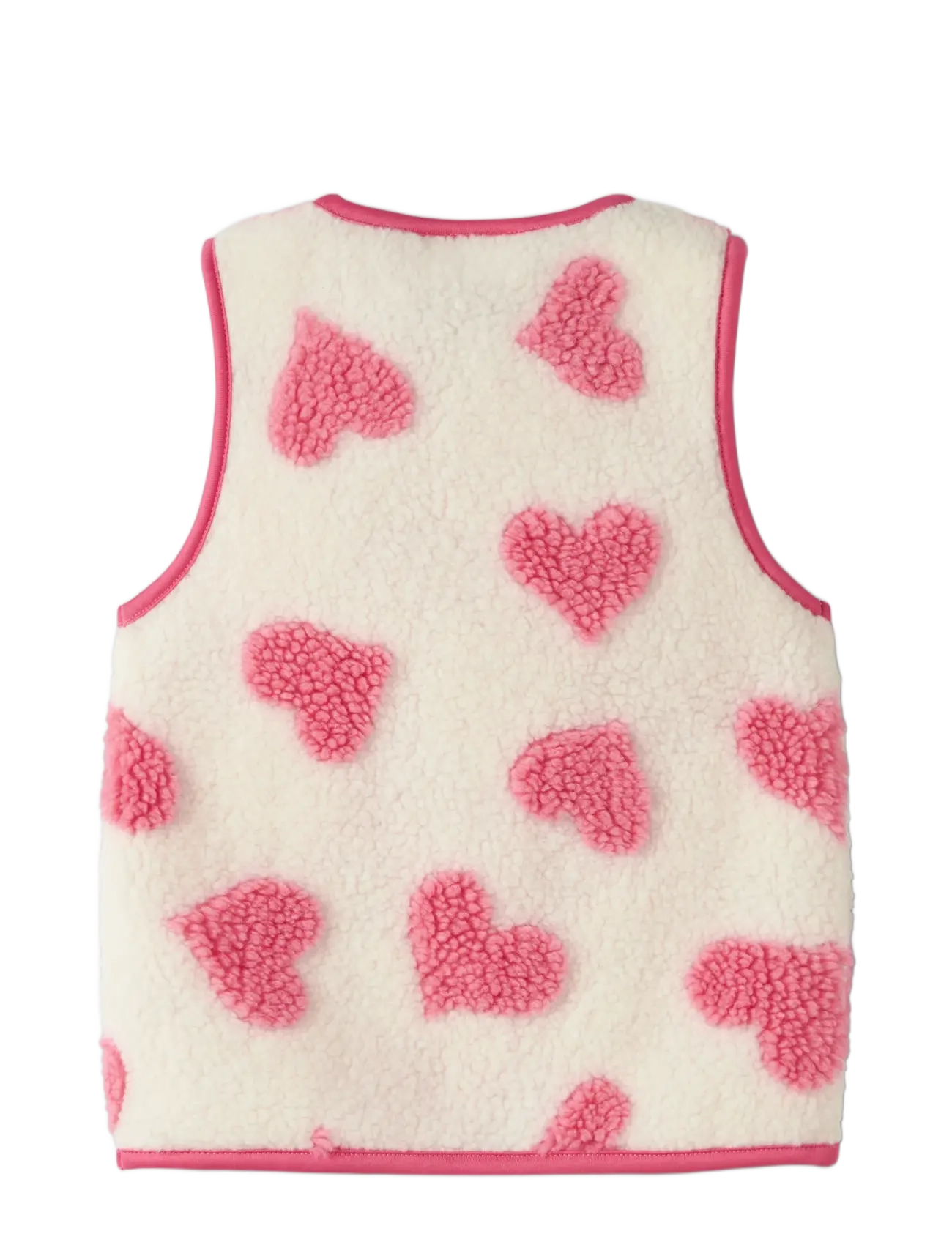 name it - NMFLARA TEDDY VEST - antique white - 1